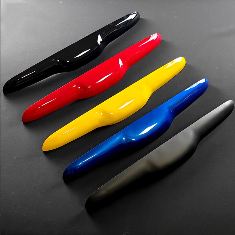Абсолютно новый ABS-материал, гоночный стиль, накладка на ручку двери багажника и переднюю эмблему-решетку, 1 шт. для Abarth 595 695