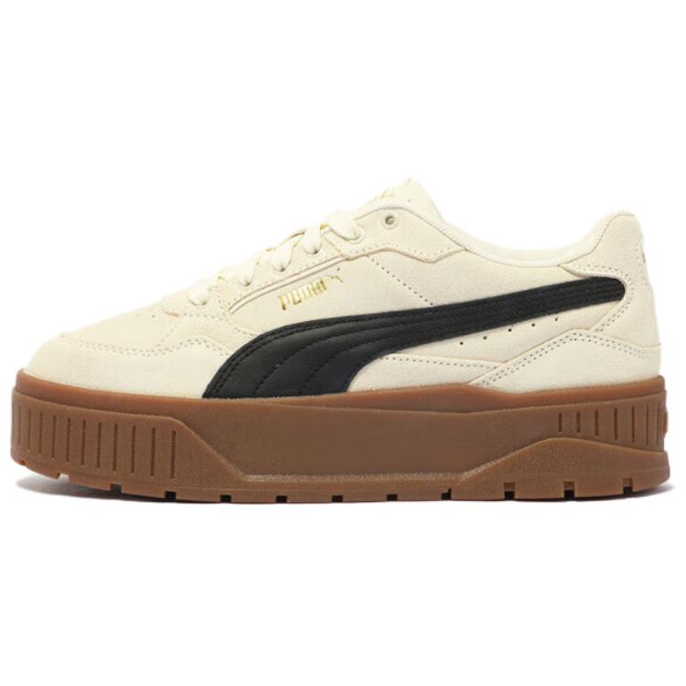 Puma Karmen II Comfortable Lightweight Low-Top Sneakers Women Sneakers Off-White 402033-01