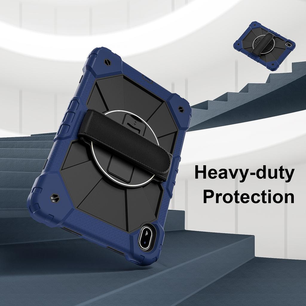 For Huawei MatePad SE 11 Case Kickstand Silicone+PC Tablet Cover with Shoulder Strap