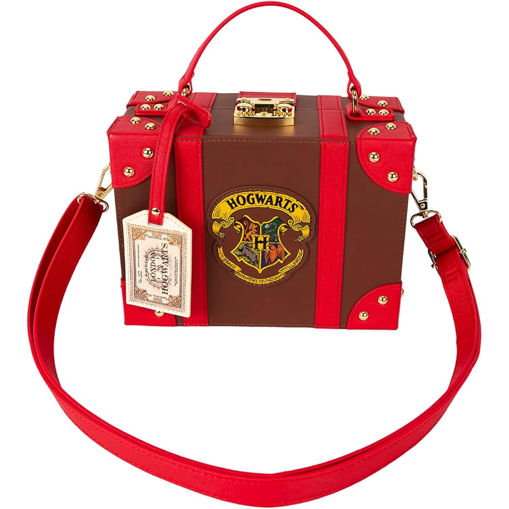 Сумка через плечо Loungefly Harry Potter Хогвартс-Экспресс для багажа, разноцветная, стандартный размер, сумка через плечо
