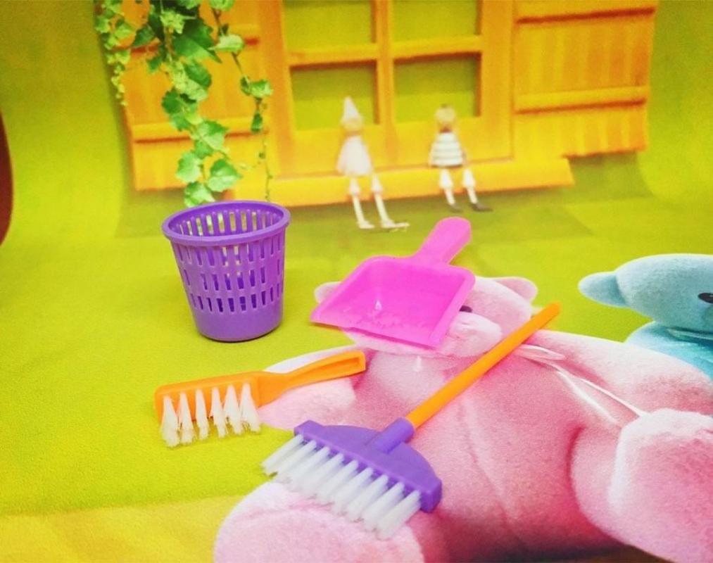 9 шт. / Лот бытовые чистящие инструменты мебель для кукол аксессуар