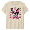 French Bulldog Puppy Wearing Pink Unisexs TShirt Frenchie Dog Lover Pets