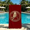 S-Star T-Trek Hot TV Towel For Outdoor Camping Beach Towel Super Absorbent Quick-Drying Summer Towel