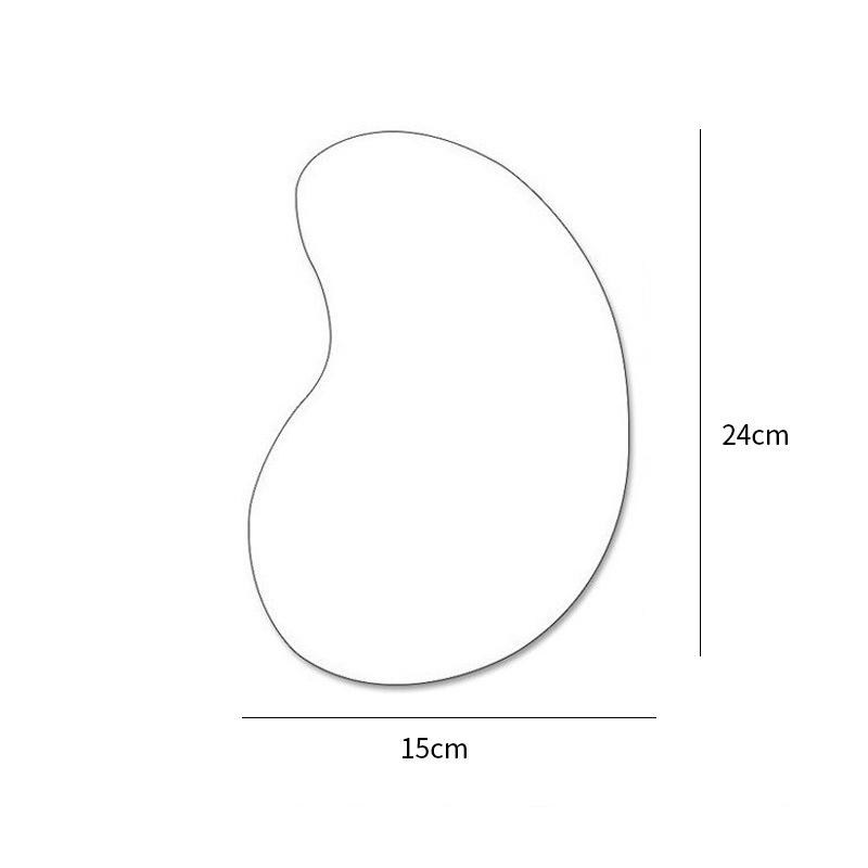 Irregular Acrylic Concave Makeup Mirror - Decorative Photo Prop