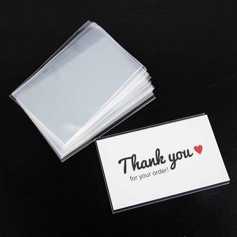 50 Sheets/pack Transprant Card Cover Holder For Board Game ID Cards Holders