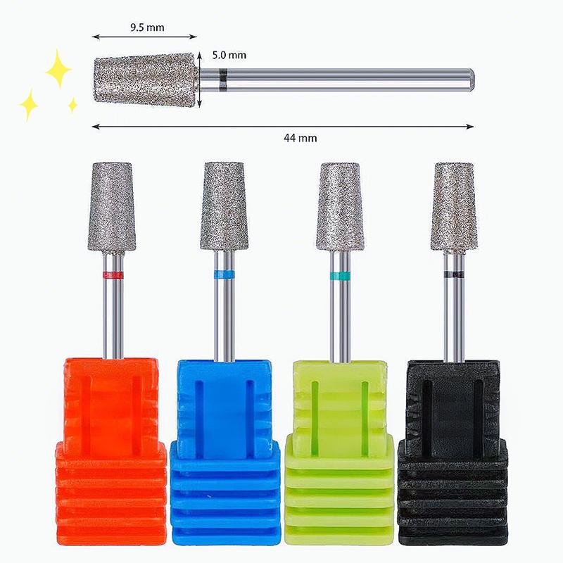 Nail Buffer Bit Polishing Carbide Grinding Tools Diamond Drill Files Left Right Hand Milling Cutter Manicure Accessories