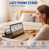 Upgrade Screen Magnifier for Cell Phone, Screen Magnifier, 3D HD Screen Mobile Phone Magnifier Expanders for Movies & Gaming, Foldable Phones Stand wi