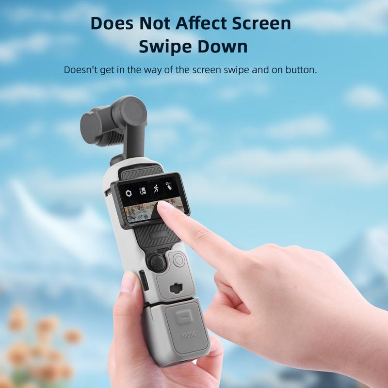 Для DJI Osmo Pocket 3 силиконовый чехол Gimbal Camera ручка против царапин мягкий защитный чехол крышка объектива противоударная крышка