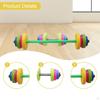 2 Pieces Kids Dumbbell Toy Children Barbell Fitness Equipment Lifting Training Home Exercise