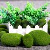 Fake Stone Faux Green Moss Simulation Plant Artificial Moss Rocks Artificial Green Moss Ball