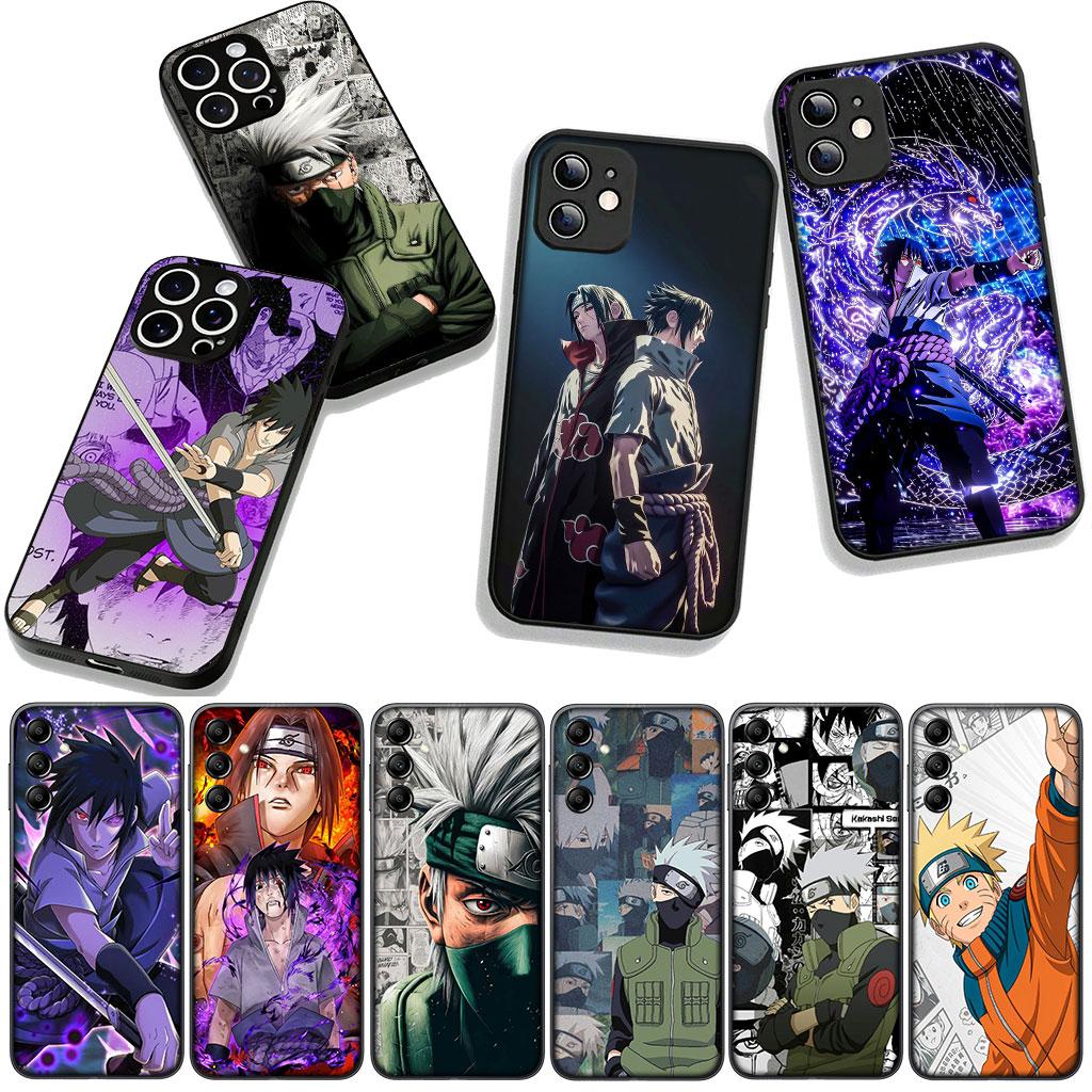 Чехол для телефона Kakashi Narutos Itachi Uchiha Sasuke для Apple iPhone 16 15 14 Plus 13 12 Mini 17 Pro Max + ProMax 16E Air