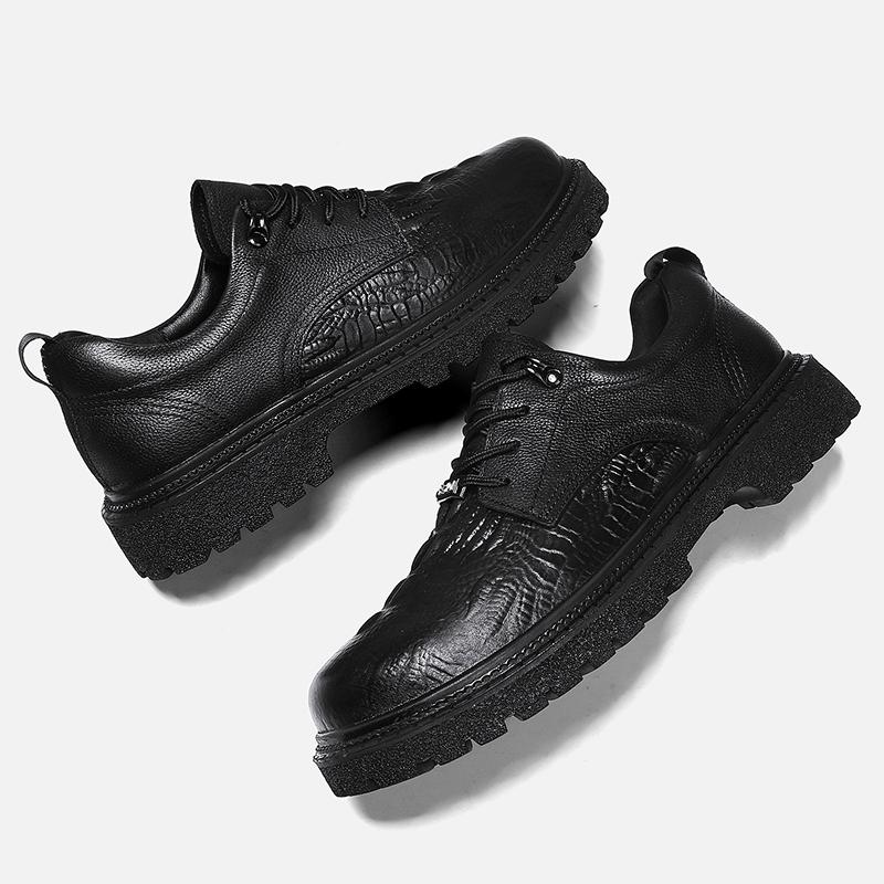 Мужская новая кожаная спортивная обувь на открытом воздухе, повседневная обувь, деловая кожаная обувь