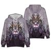 2024 Новое поступление Overlord Albedo Anime Merch Hoodies Sportswear Hooded Cool Style Women/Men Hooded Pullover Clothes