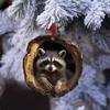New Animal Christmas Ornaments 2D Cute Christmas Acrylic Pendant Animal Raccoon Owl Squirrel Hedgehog BunnyWildlife Ornaments