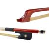 Yinfente Brazilwood Cello Bow, 4/4 Full Size, Natural Mongolian Horsehair, Ebony Frog with Circle Inlay, Handcrafted and Well-Balanced