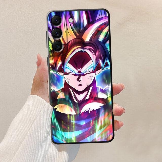 Аниме Дракон Мультяшный Чехол для Samsung Galaxy S10 S21 S8 S22 Ultra 5G S21 Plus S10e S20 FE S9 S7 S8Plus Черный Мягкий Чехол-Бампер