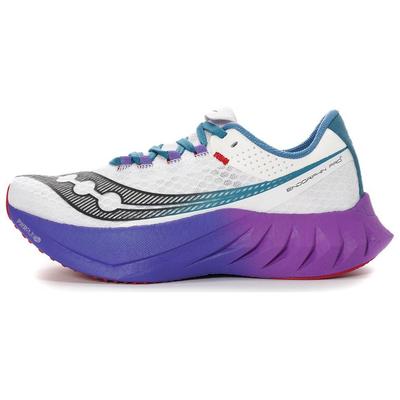 Кроссовки для бега Endorphin Pro 4 с низким верхом Мужские Бело-фиолетовые Saucony S20939-68