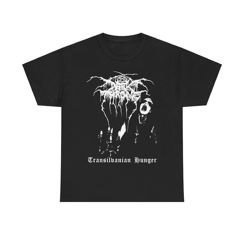 Футболка Darkthrone плотностью 230 г/м², 100% хлопок, Transilvanian Hunger, Bathory Emperor, Gorgoroth, Immortal Dissection, Carpathian Forest, унисекс, плотная хлопковая футболка