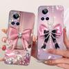 Luxury Flower Butterfly Bow Pattern Casing For Realme GT Neo 3 150W Neo 5 240E GT3 Back Cover Clear Soft Silicone Phone Case