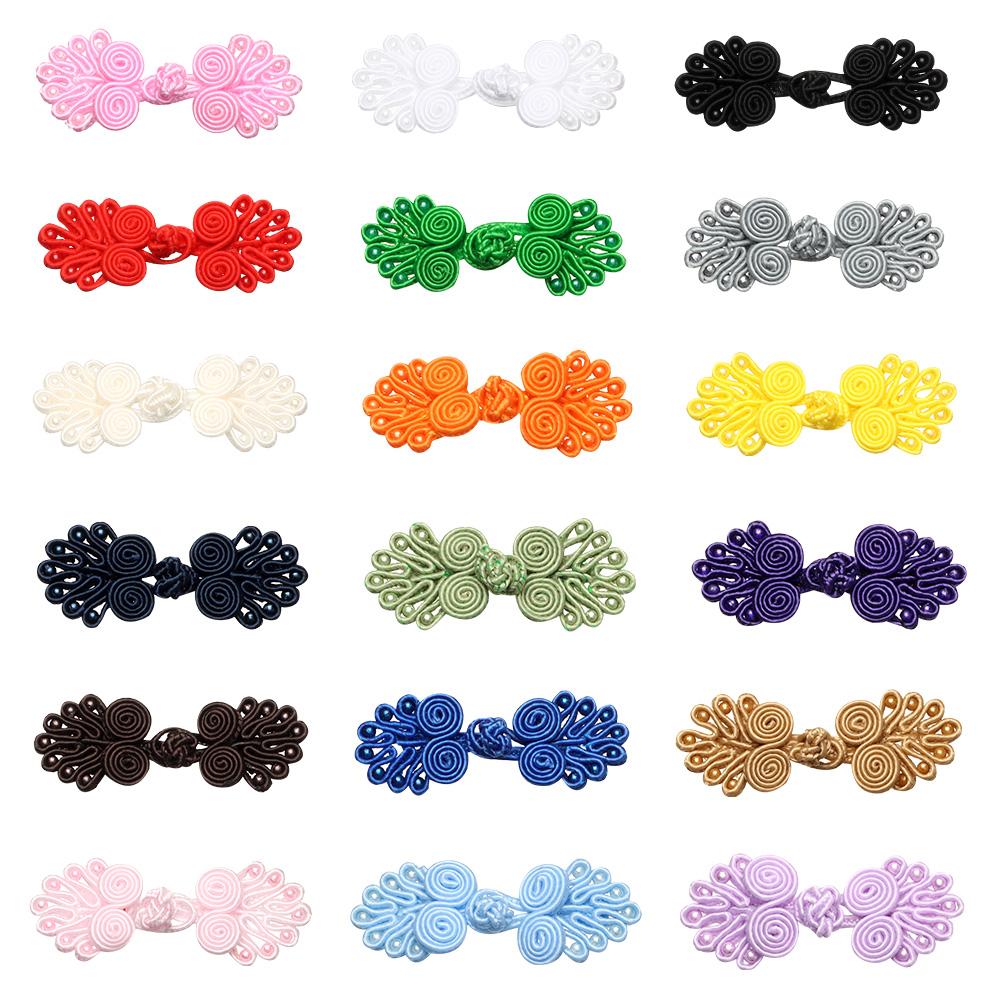 5Pcs Handcraft Gift Box Invitation Chinese Knot Button Knot Fastener Tang Suit Cheongsam Buttons