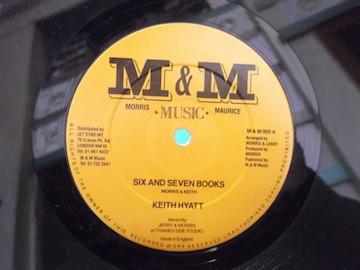 12-дюймовая пластинка KEITH HYATT - Six And Seven Books / Where There I M&M005 M&M Music 198- Великобритания Регги, Ска и Даб Б/У