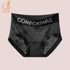 Thin Mesh Lace Women's Underwear Panties Mid Waist Cotton Crotch Briefs Letter Light Transparent Underwear for Women Underpants Knickers Lingerie
