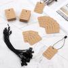 500/1000PCS Useful Retail Fittings Snap Lock Hangtags Price Tags Hang Tag String Clothing Label