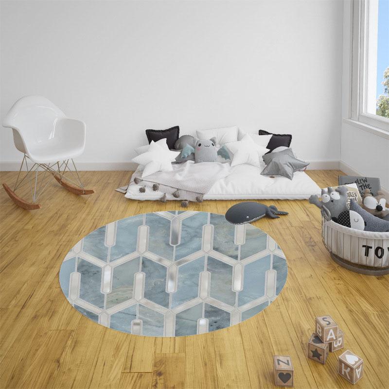 Современный круглый ковер с тигром для гостиной, противоскользящий коврик для спальни, компьютерный стул, коврики, детские ковры и коврики 100 см/120 см