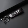 CQSUV1 Exquisite Carbon fiber Keychain Auto custom Key Ring For Alfa Romeo 147 156 159 MITO Giulietta Giulia Stelvio Accessories