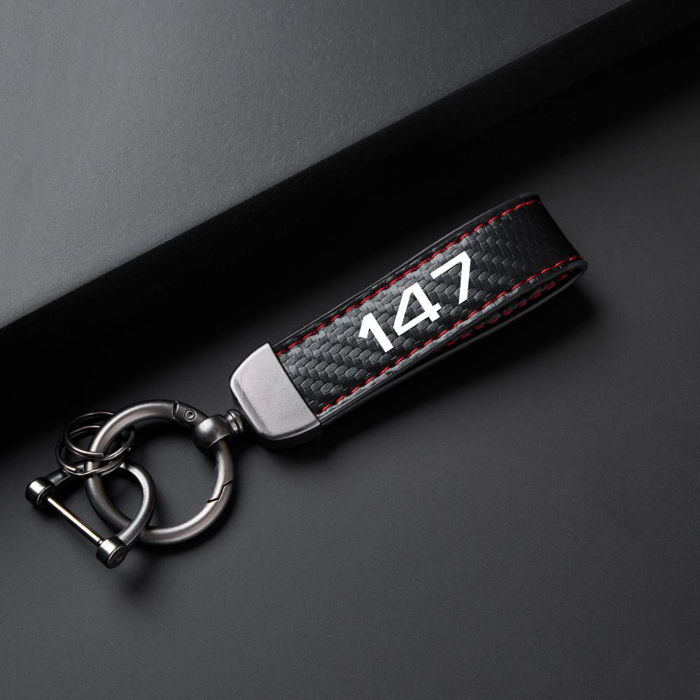 CQSUV1 Exquisite Carbon fiber Keychain Auto custom Key Ring For Alfa Romeo 147 156 159 MITO Giulietta Giulia Stelvio Accessories