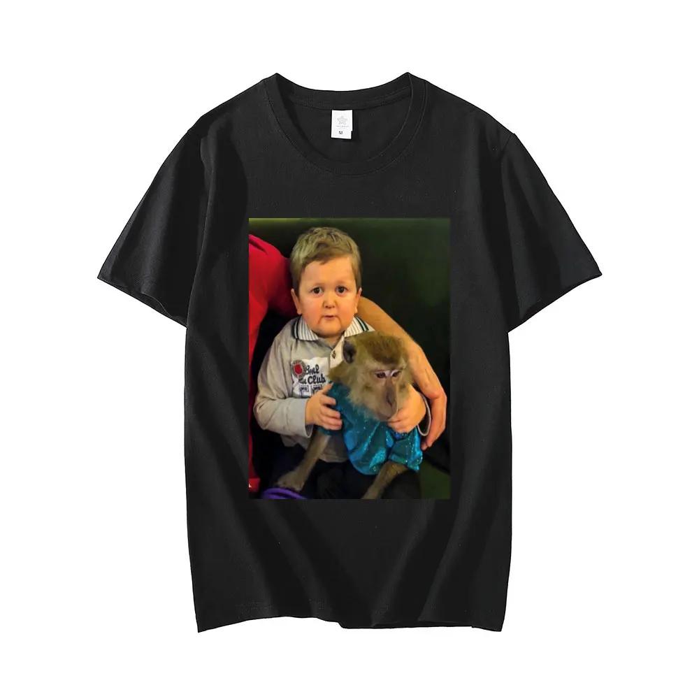 Уличная одежда Hasbulla Fighter Mini Hobby Graphic Print Unisex Футболка Модная повседневная с круглым вырезом и коротким рукавом Футболка унисекс большого размера для женщин