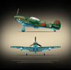 STEM Конструктор Истребитель Самолет La-7 Spitfire Як-1Б Bf-109E Самолет Технические Кирпичики Детская Игрушка подарки на день рождения
