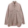 RRL 90s Old Initial Tag Red 3 Stars Long Sleeve Check Shirt RALPH LAUREN Men's Used