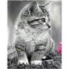 5D Diy Diamond Painting Low-key Cat Embroidery Cross Stitch Home Decor Handmade Gift