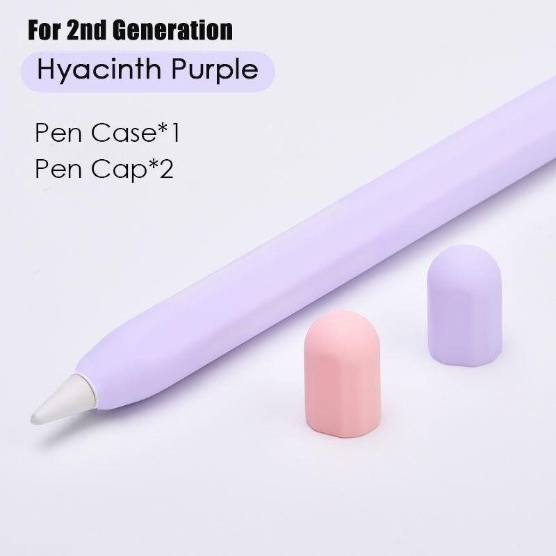 Подходит для Apple Pencil1/2, защитный чехол, мягкий силиконовый держатель для ручек, чехол для стилуса, аксессуары для карандашей для iPad первого поколения