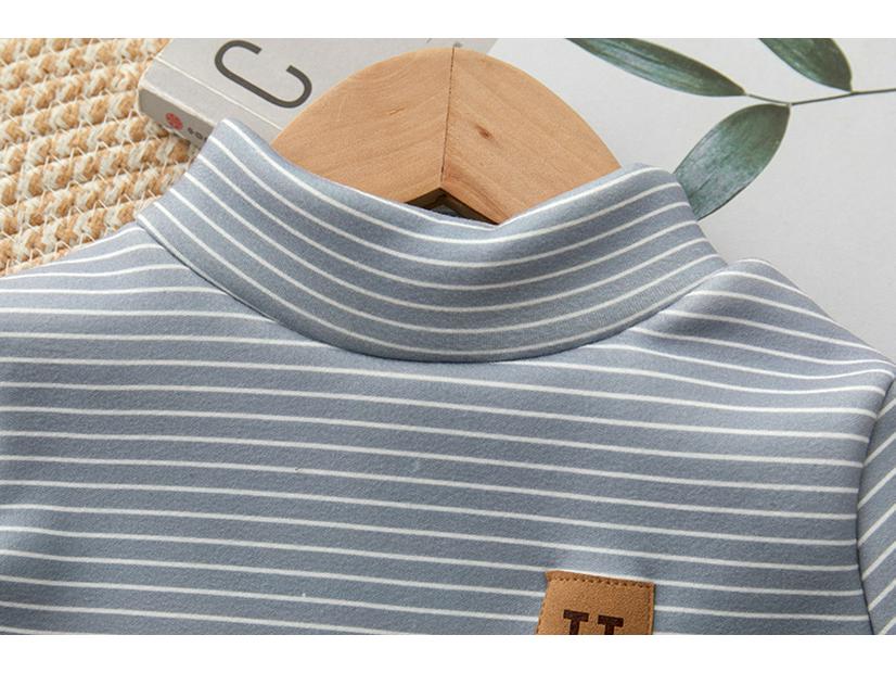 Детская флисовая водолазка: Теплый топ с длинными рукавами для мальчиков и девочек, идеально подходит для осени/зимы.