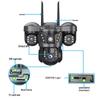 Triple Lens 360° Panoramic HD Solar Camera with WiFi/4G Connectivity