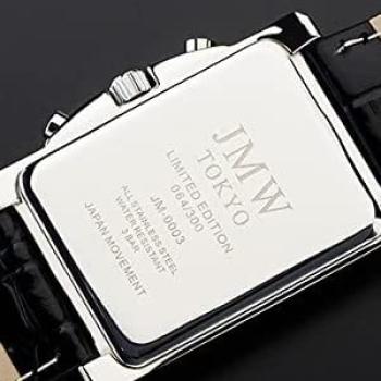 Квадратные часы Белые Черные часы Квадратные прямоугольные часы с хронографом Ограниченная модель Seiko Quartz Кожаный ремешок Натуральная кожа Бизнес Простой Популярный подарок на день