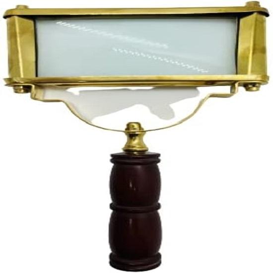 Морская латунная красная ручная лупа для чтения