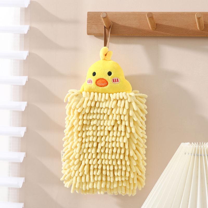 Hand Towel Toilet Hand Towel Household Super Thick Towel Cute Chenille Quick-drying Hand Towel Thick