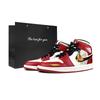 Air Jordan 1 износостойкие кроссовки средней высоты Винтажные Баскетбольные Кроссовки Унисекс Красные Белые DQ8426-105(Команда373-ЛД)