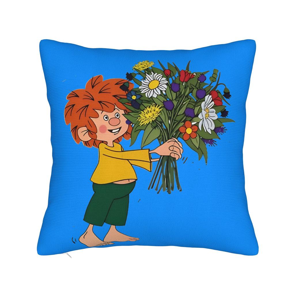 P-Pumuckls Pillowcases Cute Funny Pillow Case For Sofa Couch Bed Living Room Comfy Pillow Cover
