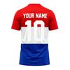 Plain DIY Top, Blank Short Sleeve Soccer for Custom Printing, Shirt