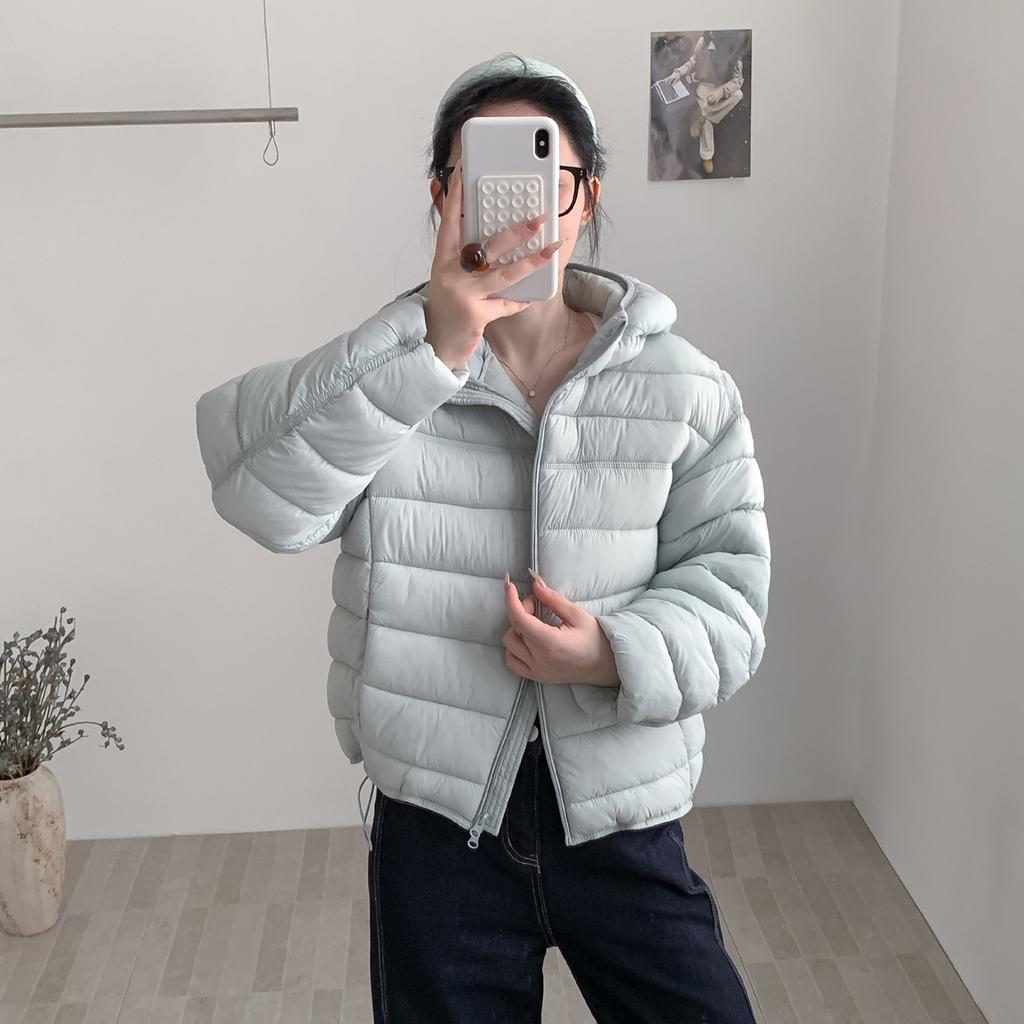Women's fashion casual down cotton clothes hooded ribs design puff cotton clothes winter new