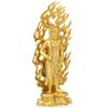 Buddhist altar shop Takita Shoten Статуя Будды Фудо Мёо, сплав с золотым покрытием, 21 см x ширина, автор Хидеун, отпугивает добрые благословения, выпущенные Такита Сётэн