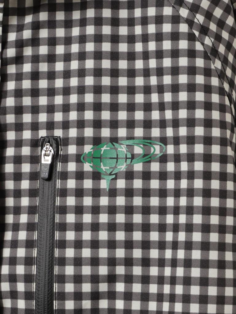 Beams Golf Orange Label Size 83190001838 Women's 2-Way Raincoat, Gingham, M,