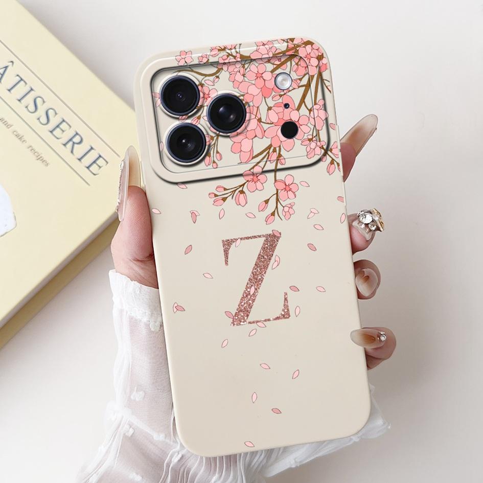 For iPhone 17 Pro 2025 Case For iPhone 17 Pro Max Cover Luxury Crown Flower Letters Soft Silicone Bumper For iPhone 17 Air Coque