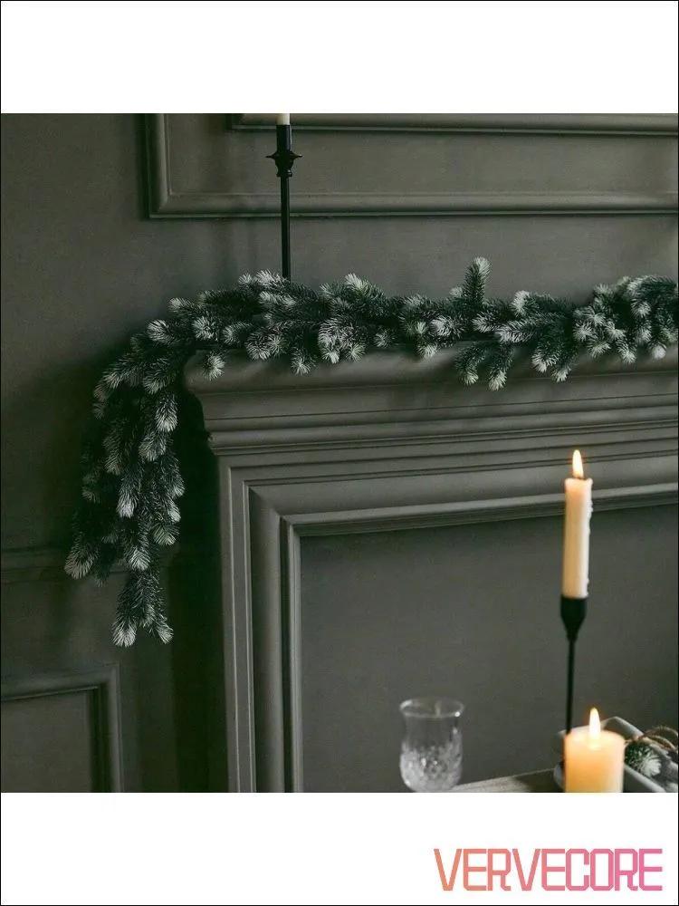 Primaroot garland coniferous 180 cm 2 pcs injection molded plastic green