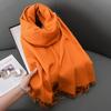 Женский однотонный кашемировый шарф Высококачественный шарф для пары Мягкий Темперамент Универсальная Теплая Шаль Мужской