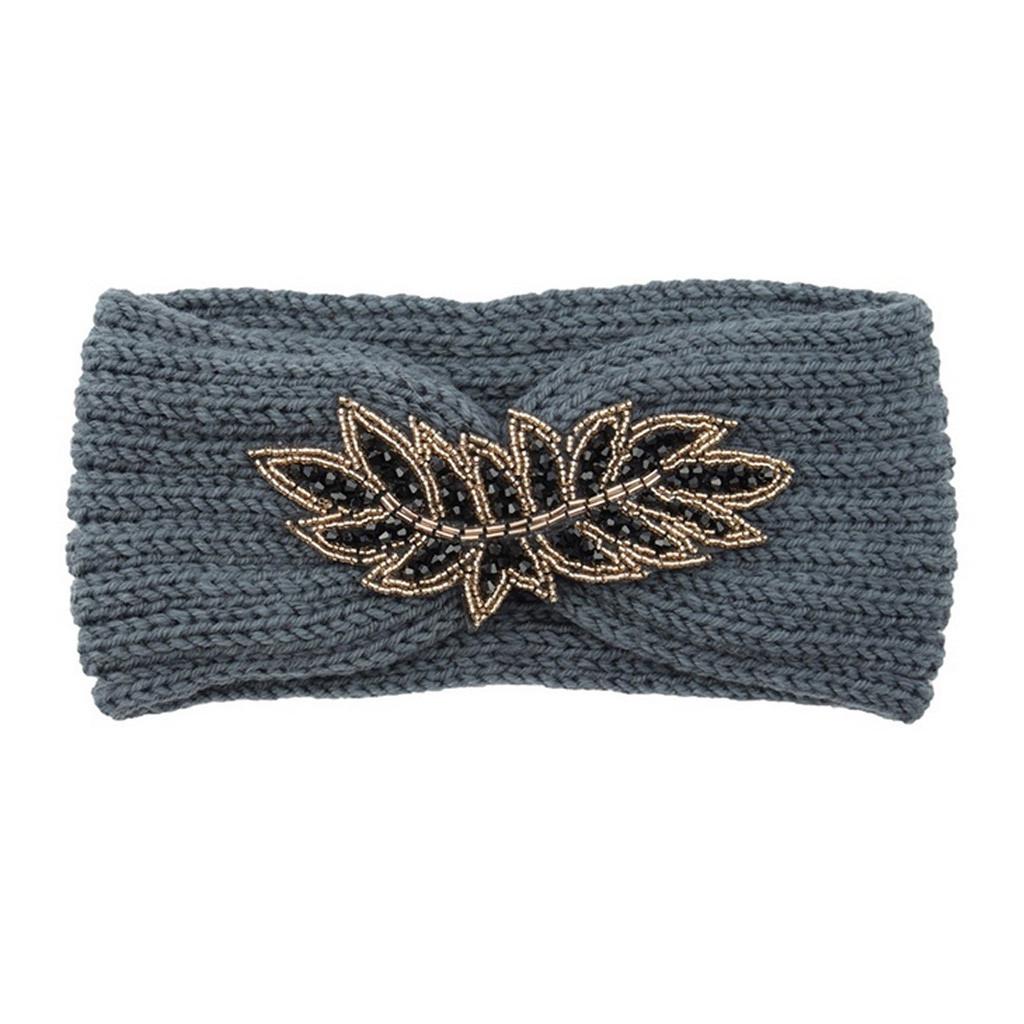 Модная женская однотонная спортивная повязка для волос на голову, термальная повязка для волос для девочек